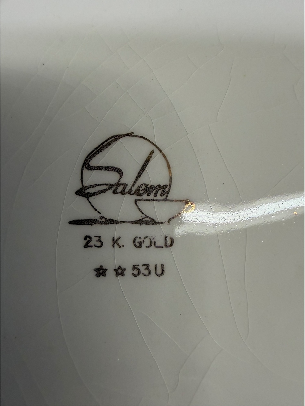 Salem 23 K Gold maker mark